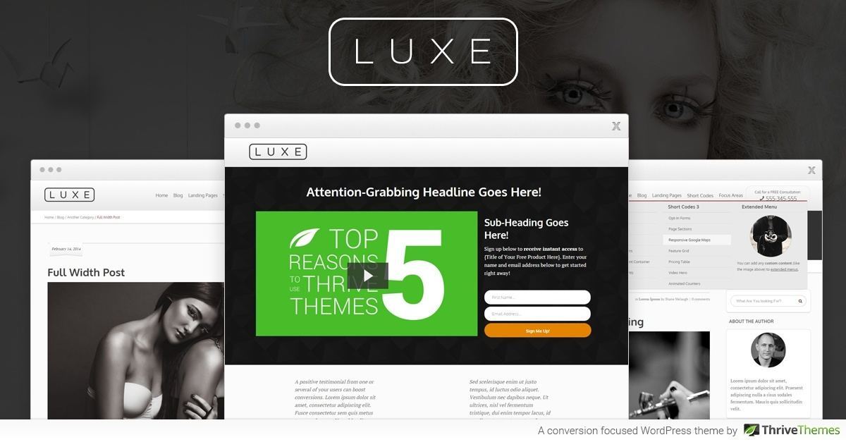 Thrive Themes Luxe WordPress